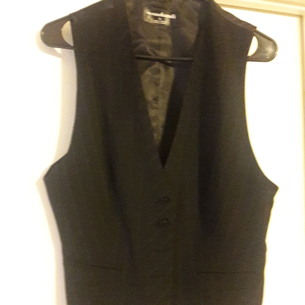 Pin stripe vest